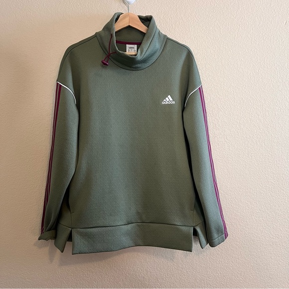 Adidas Women's Intuitive Warmth Sweatshirt Size Large - Picture 2 of 8
